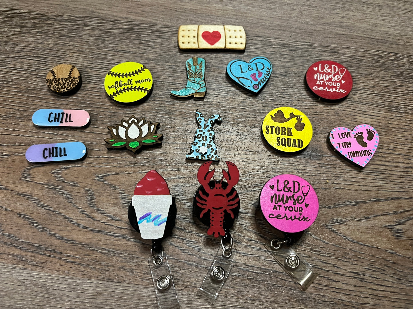 Interchangeable Badge Reels--buy 3 get 1 free!