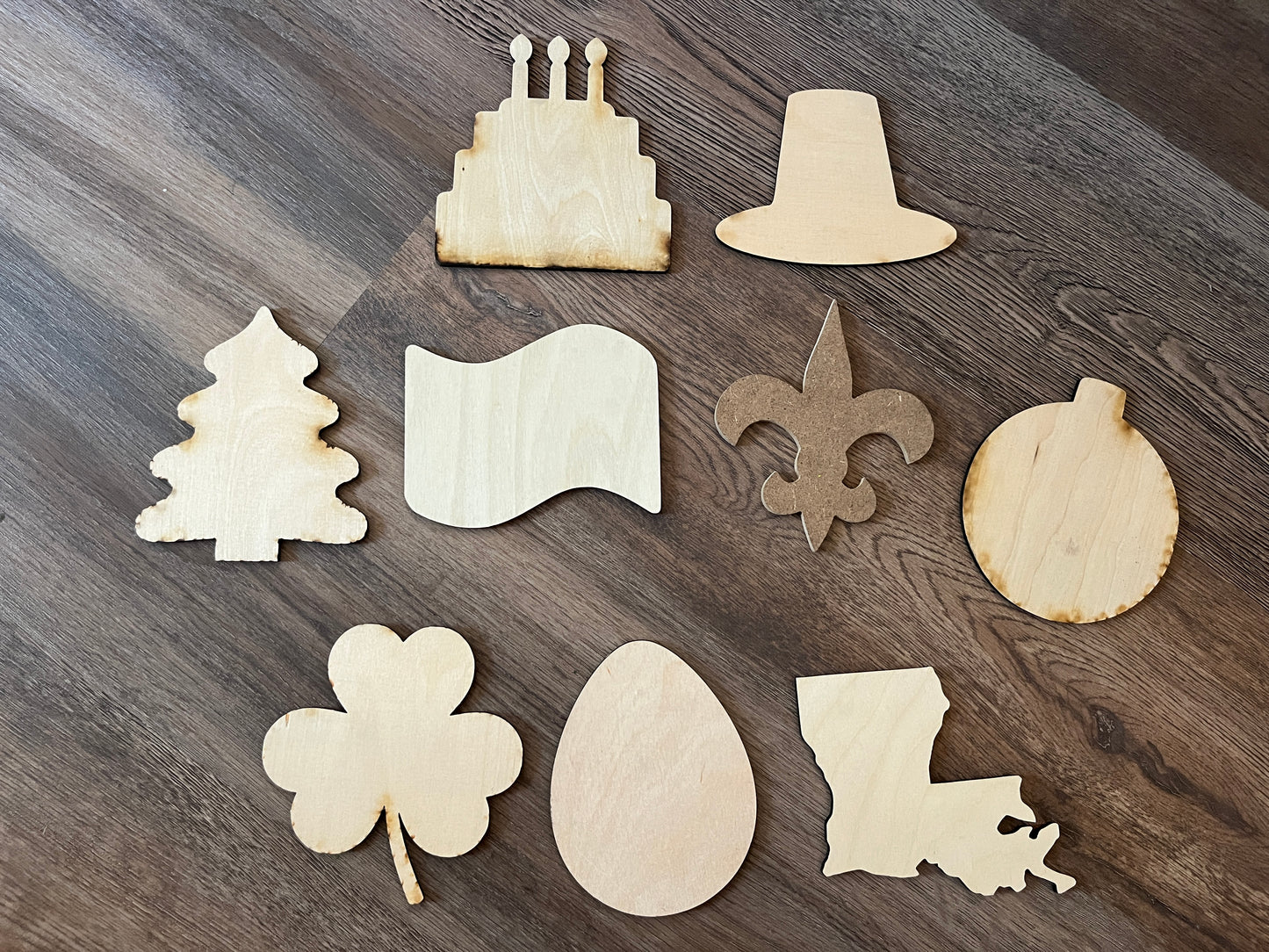 4 & 6 inch Seasonal Shapes