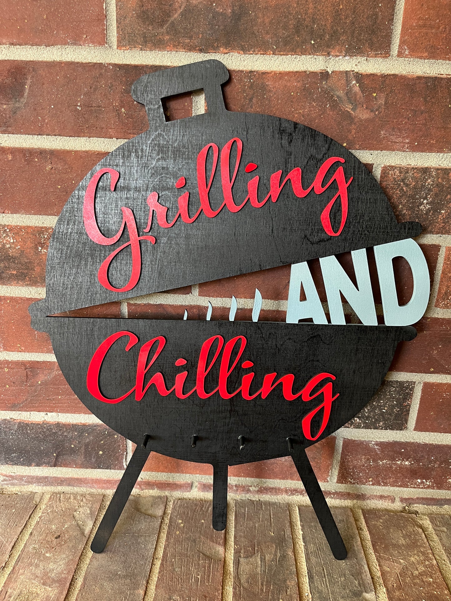 Grilling and Chilling Tool Hanger Sign