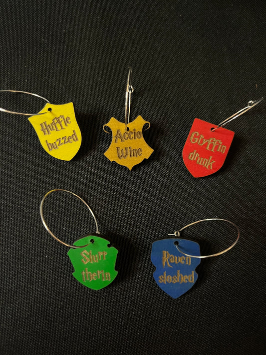 Wizard Wine Charms