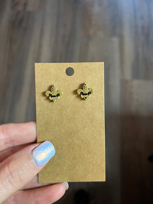 NOLA Fleur de Lis Studs