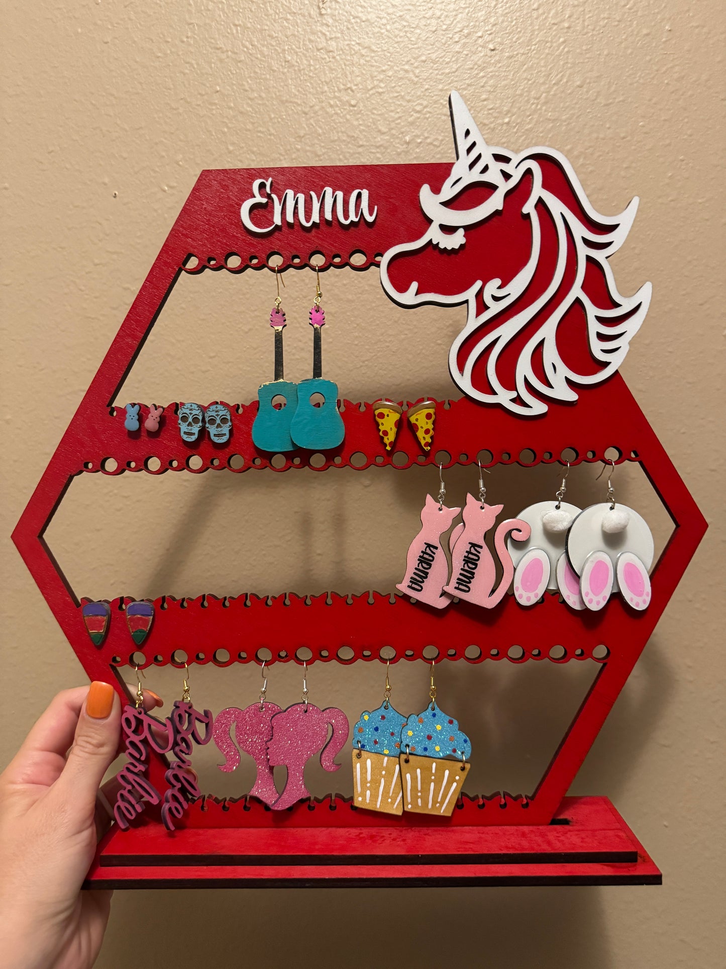 Unicorn Earring Holder