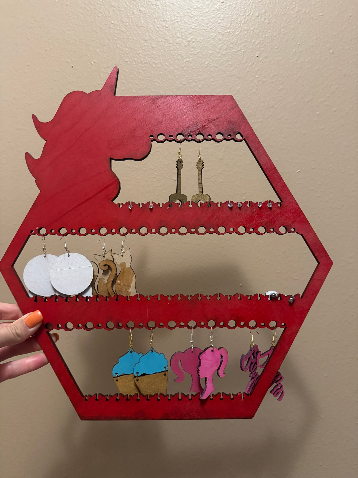 Unicorn Earring Holder