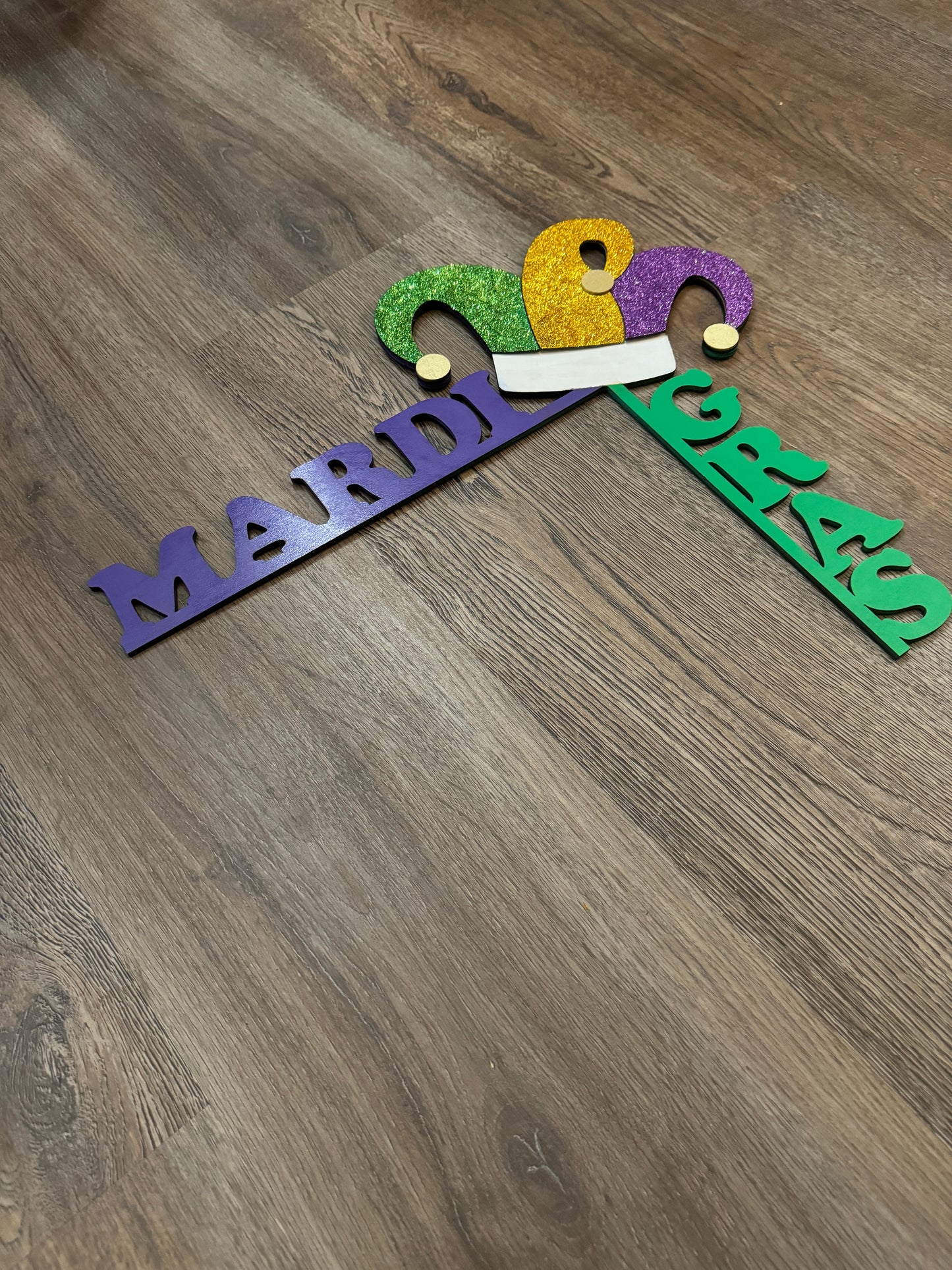 Mardi Gras Hat Door Frame Topper