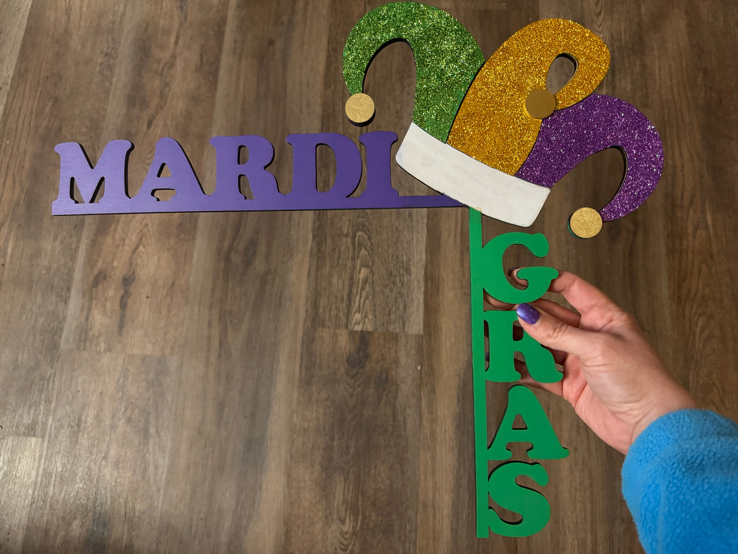 Mardi Gras Hat Door Frame Topper