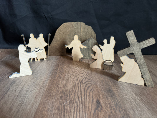 Easter Nativity Lent Display