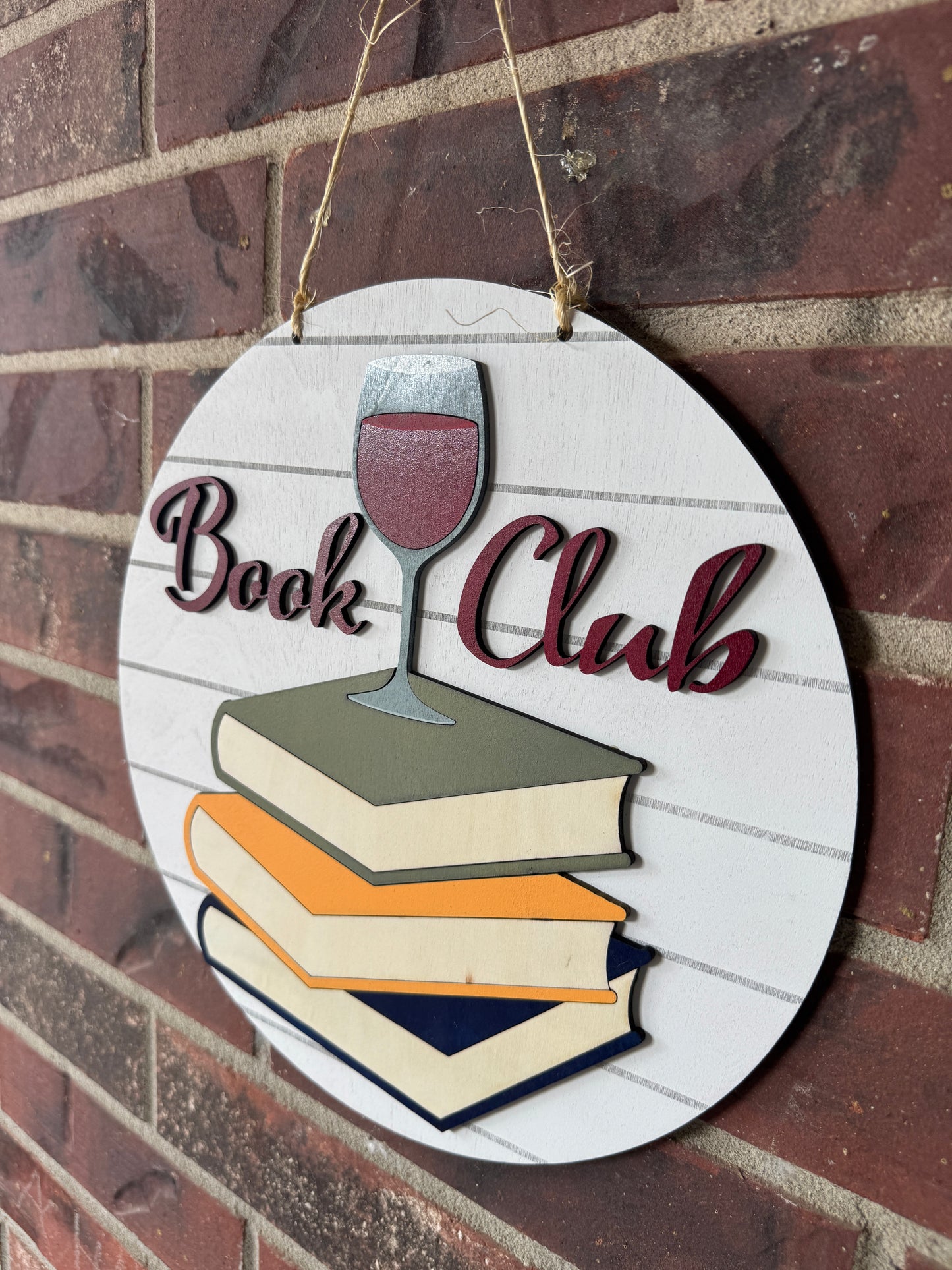 Book Club Sign