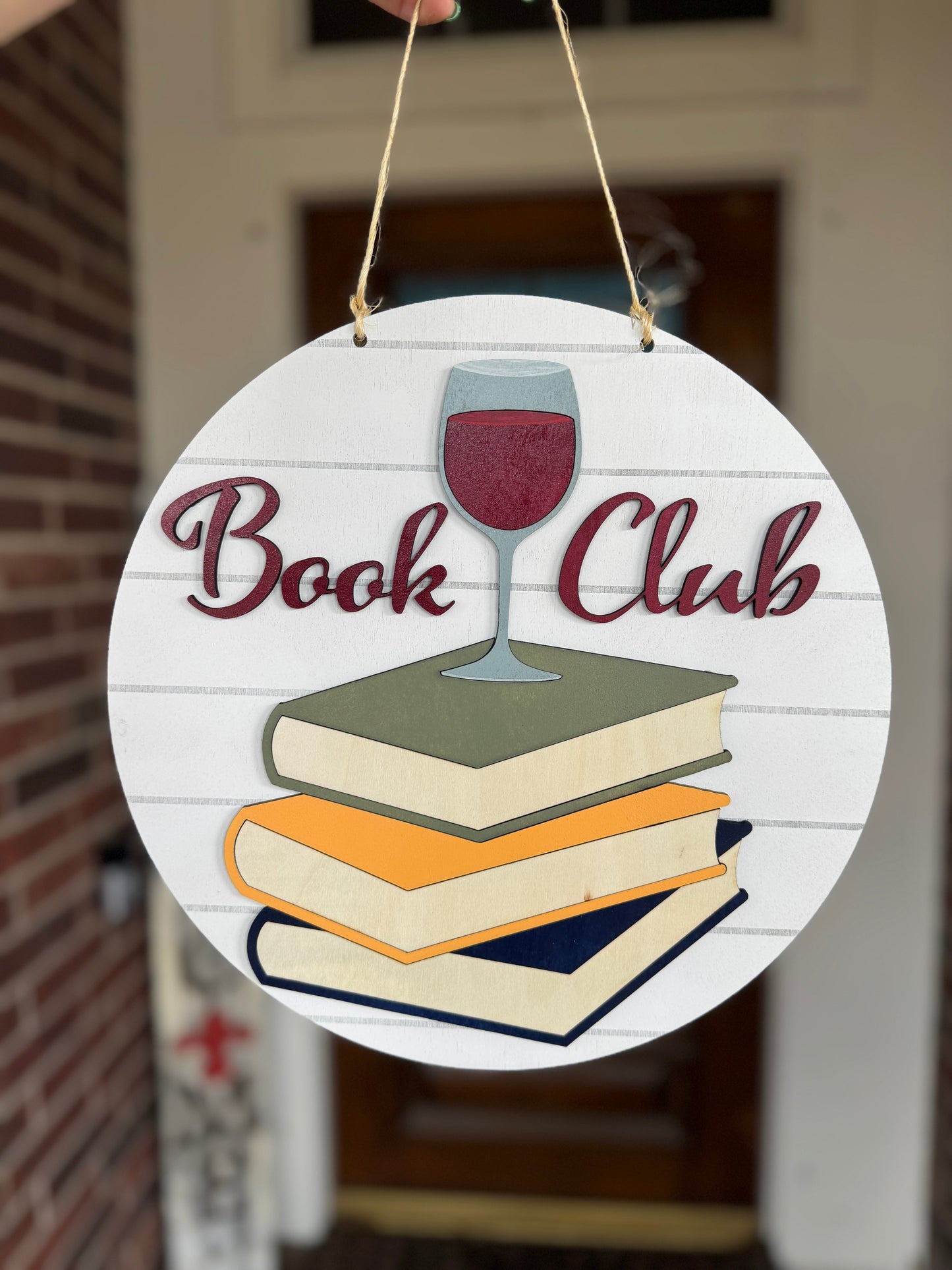 Book Club Sign