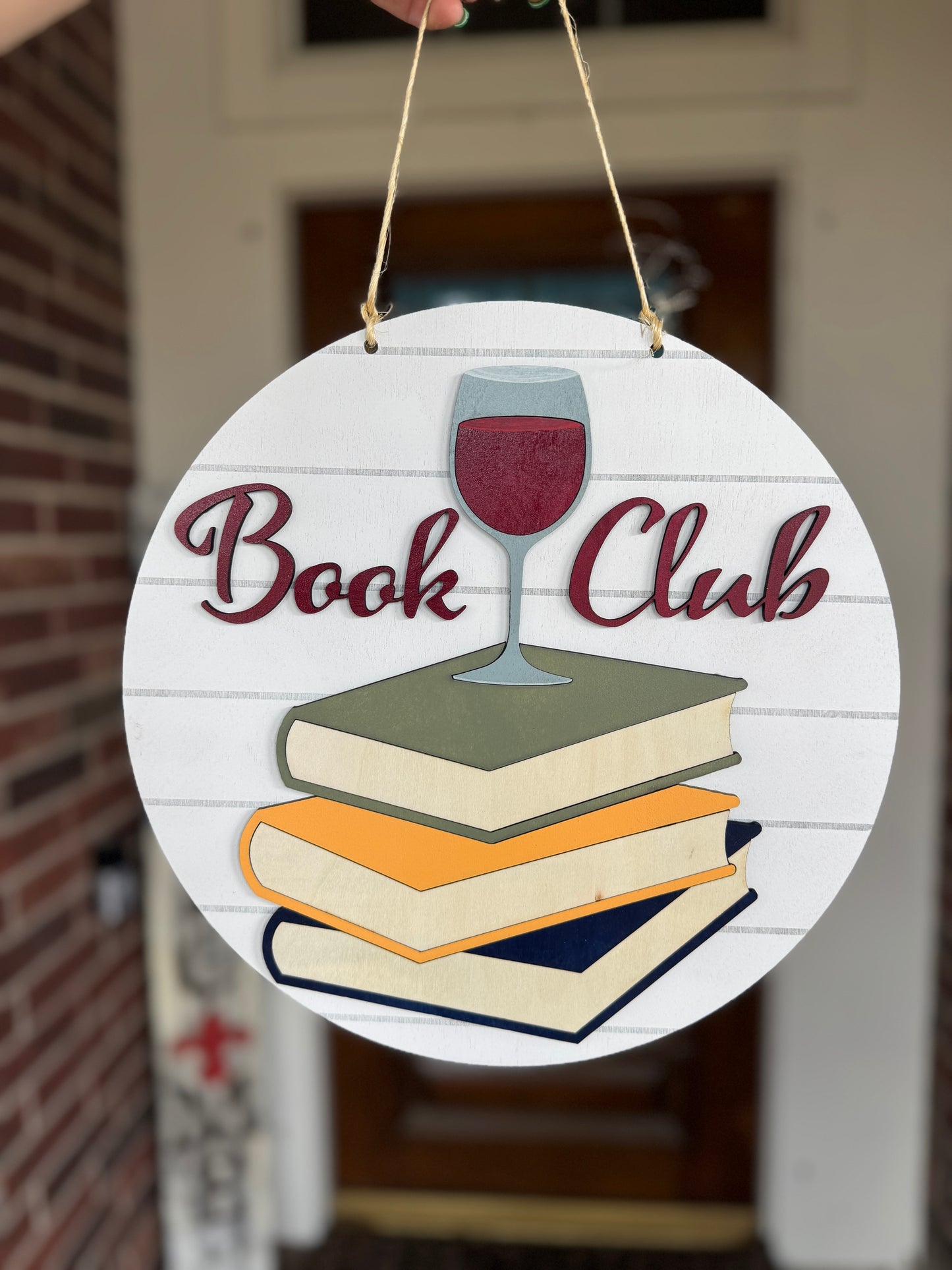 Book Club Sign