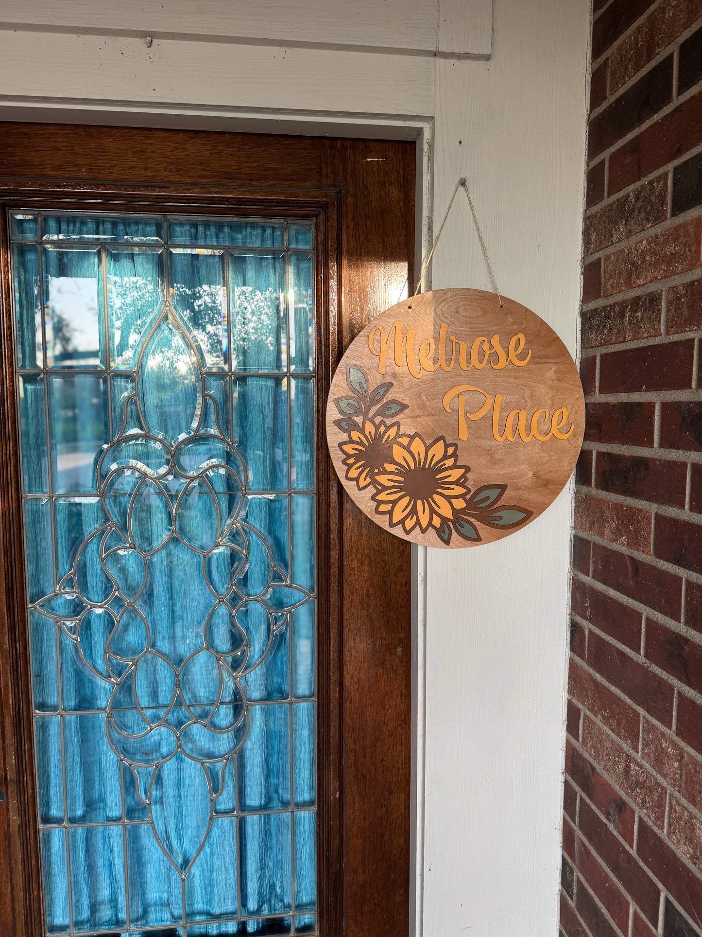 Personalized Sunflower Sign