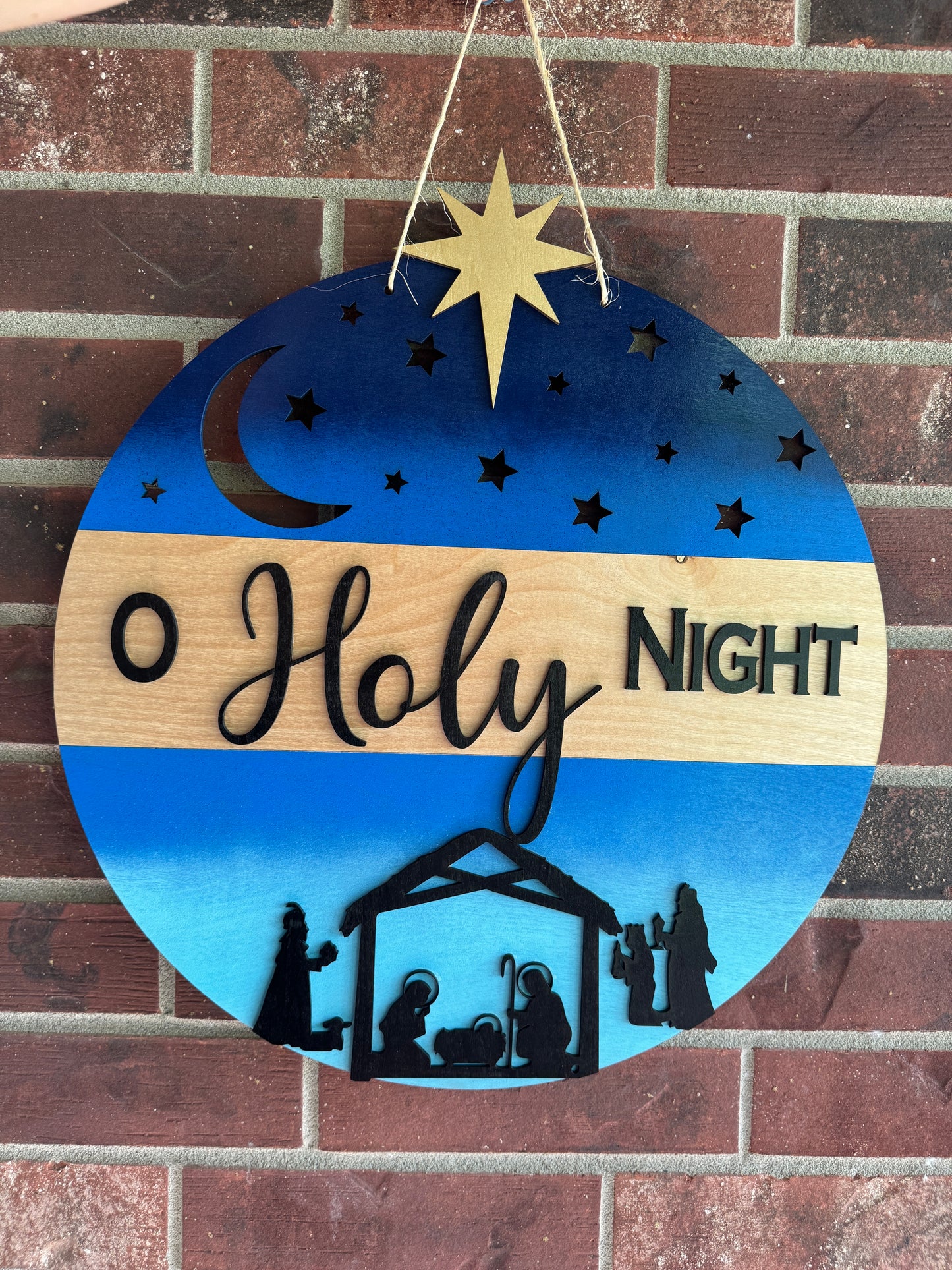 O Holy Night Door Hanger