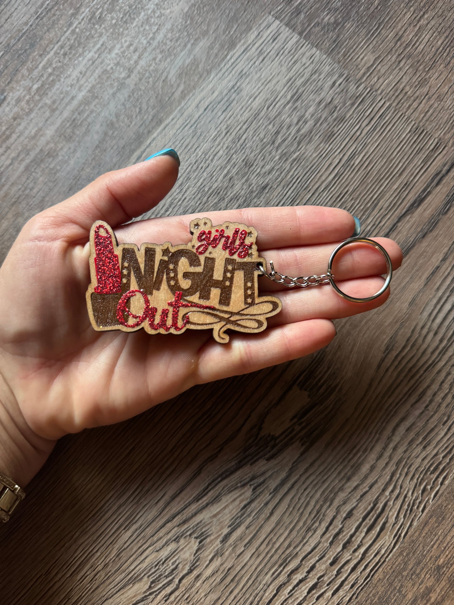 Girls Night Keychain/Magnet