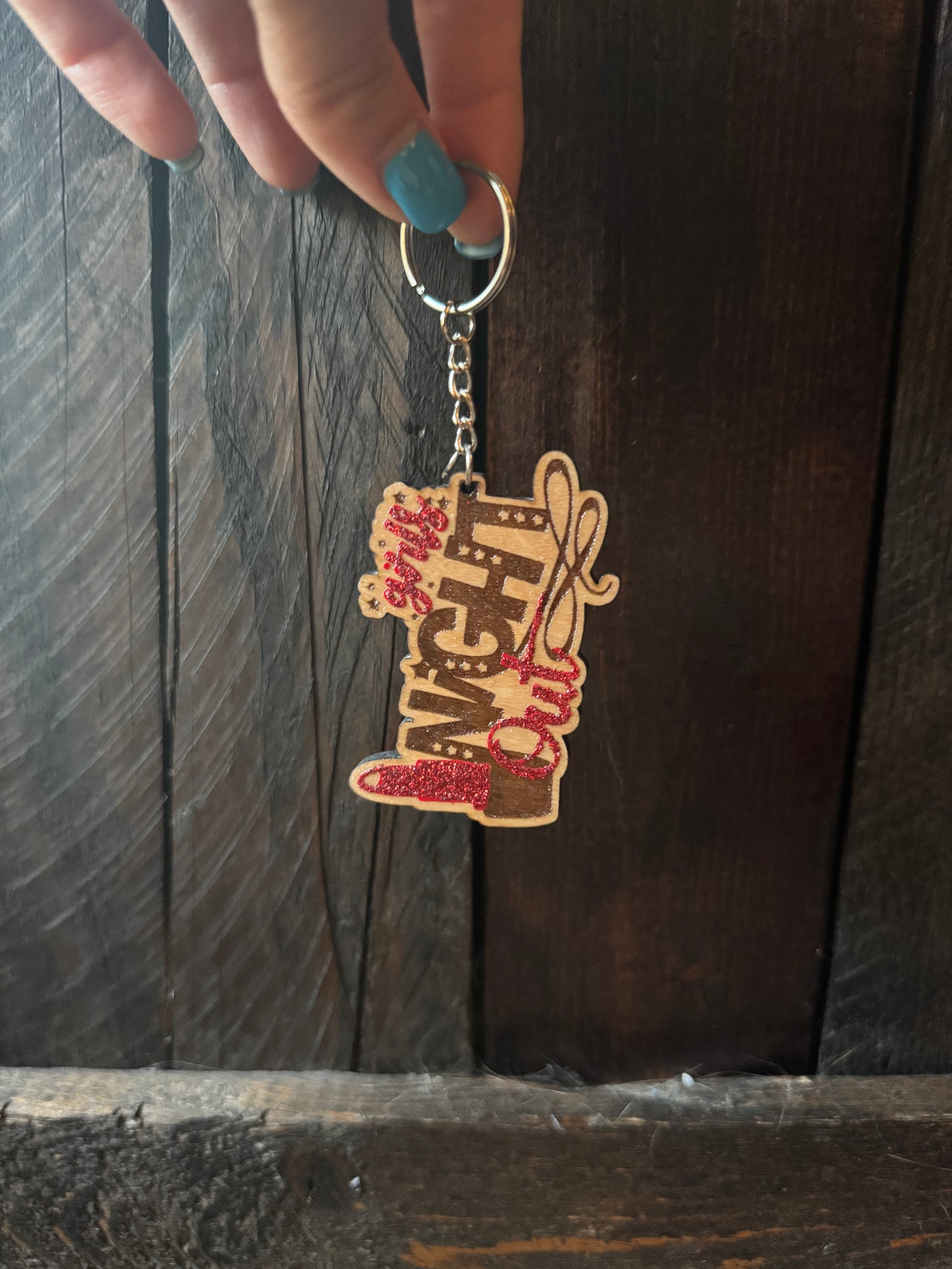 Girls Night Keychain/Magnet