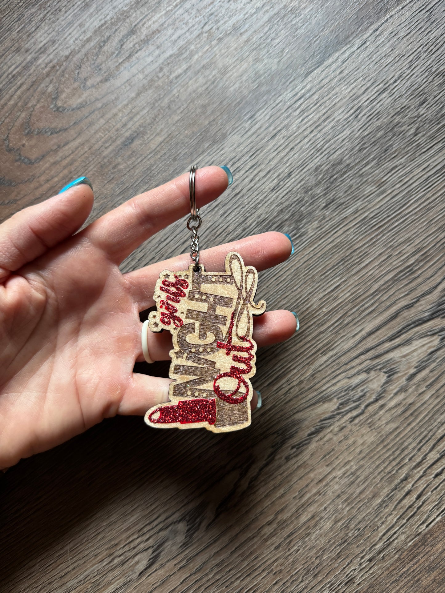 Girls Night Keychain/Magnet