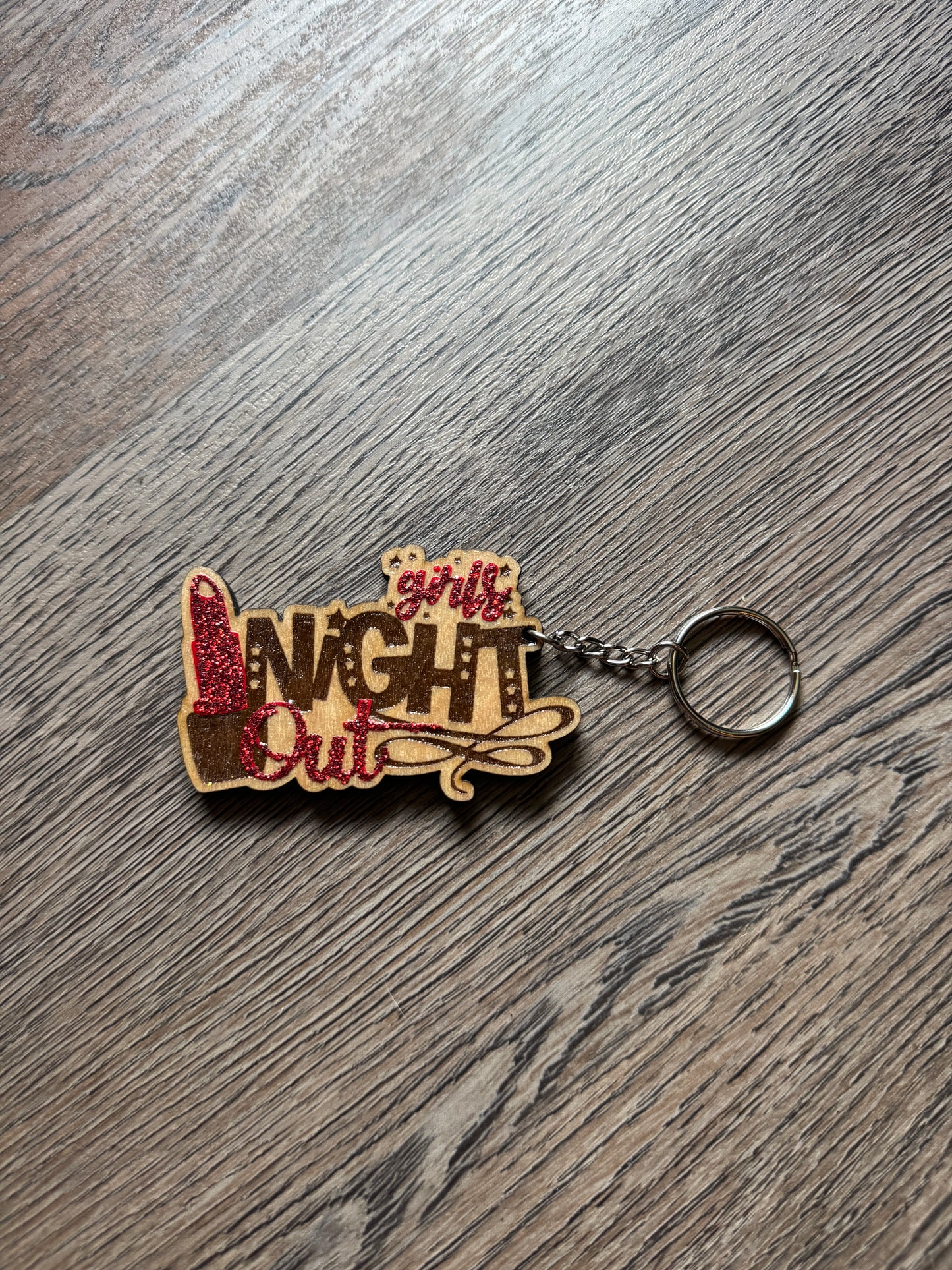 Girls Night Keychain/Magnet