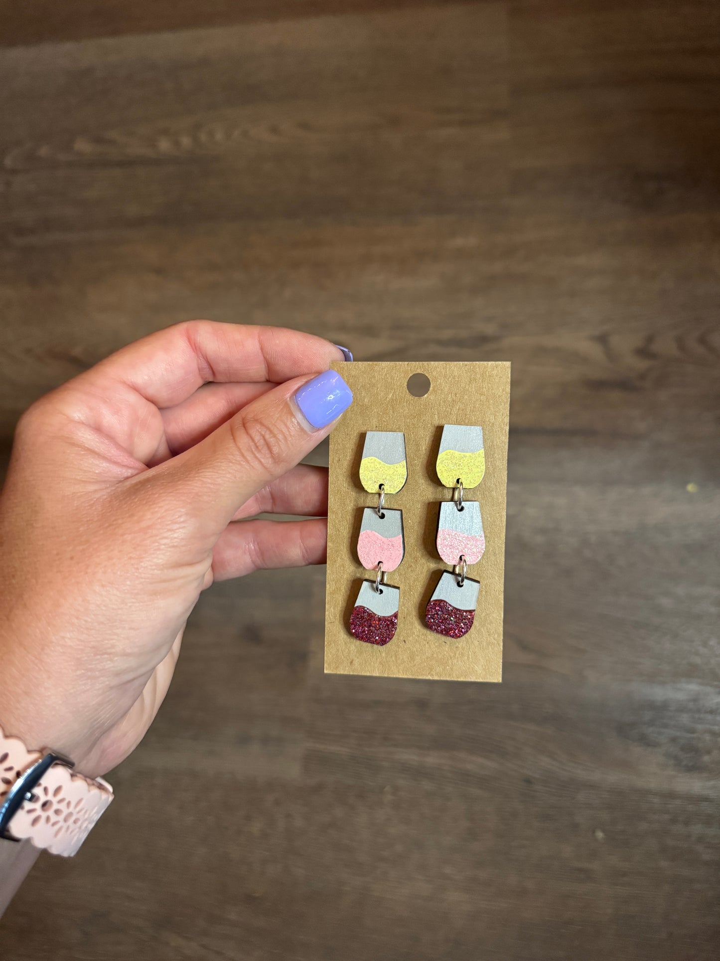 Wine Flight Earrings