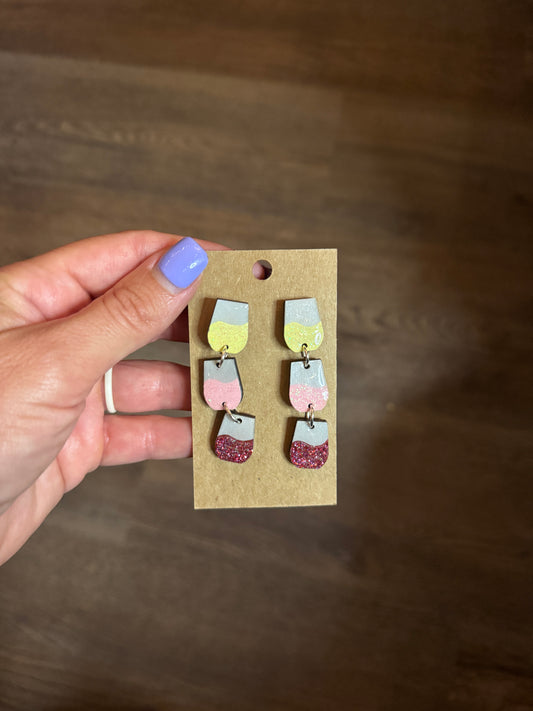 Wine Flight Earrings