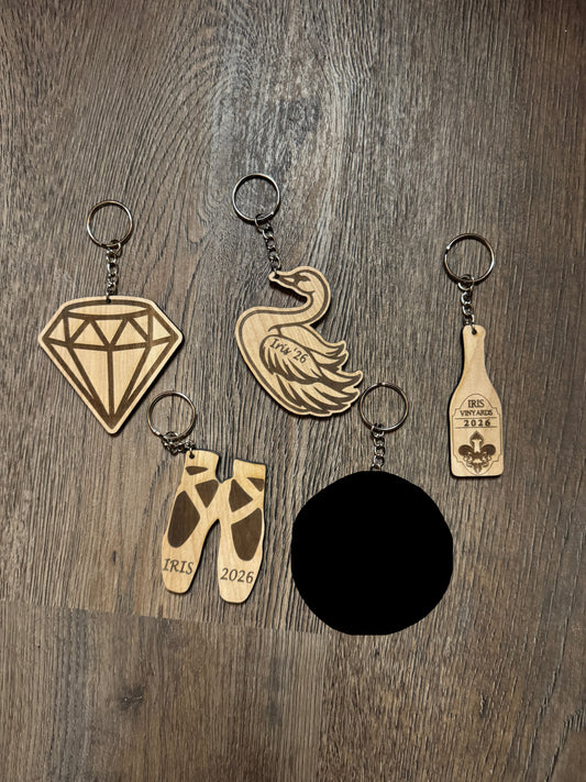 Engraved Iris Magnets