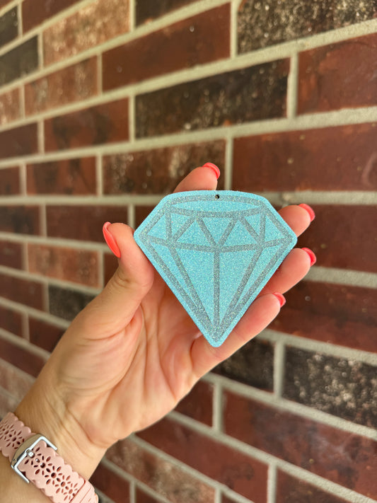 Glittery Diamond Keychain/Magnet