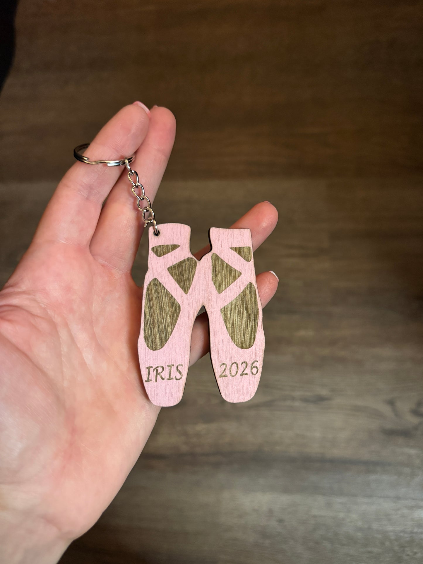 Pink Ballet Slippers Keychain/Magnet