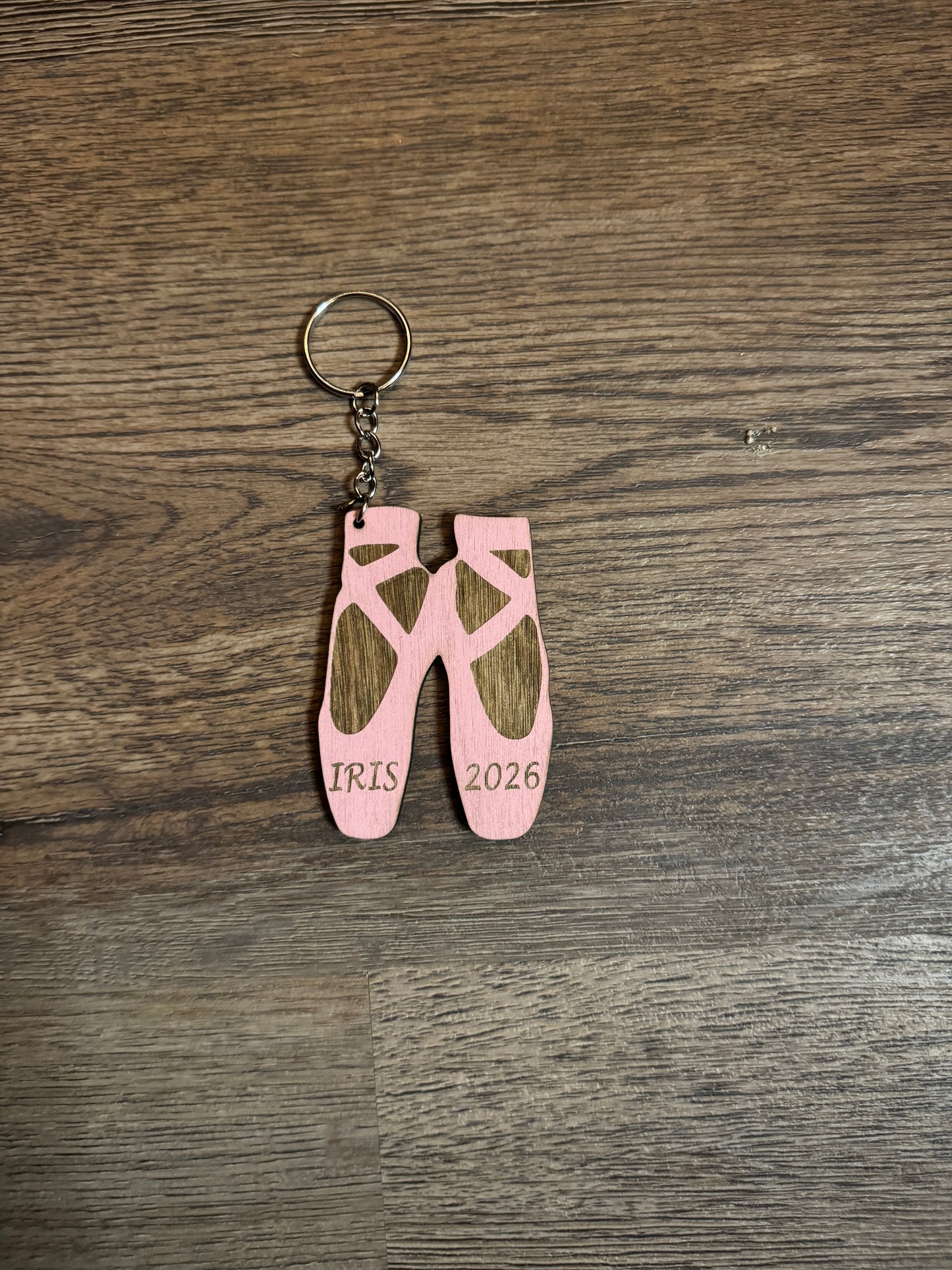 Pink Ballet Slippers Keychain/Magnet