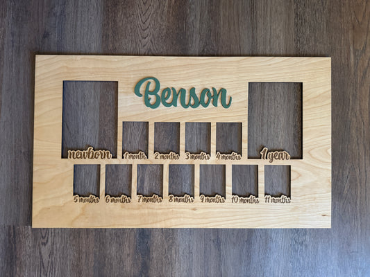 Kid's Yearly Growth School Picture Frame