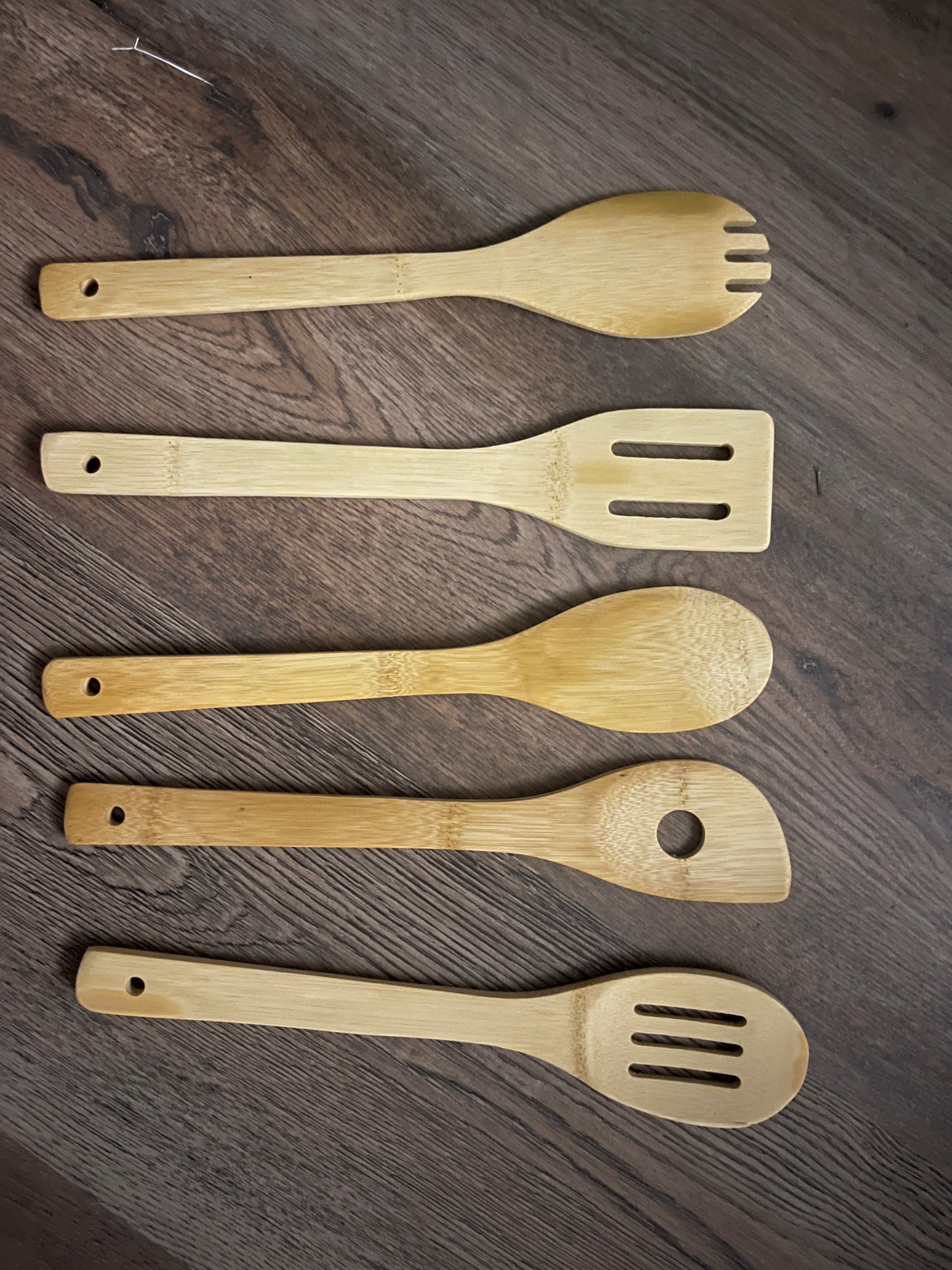 Engraved Bamboo Spatulas