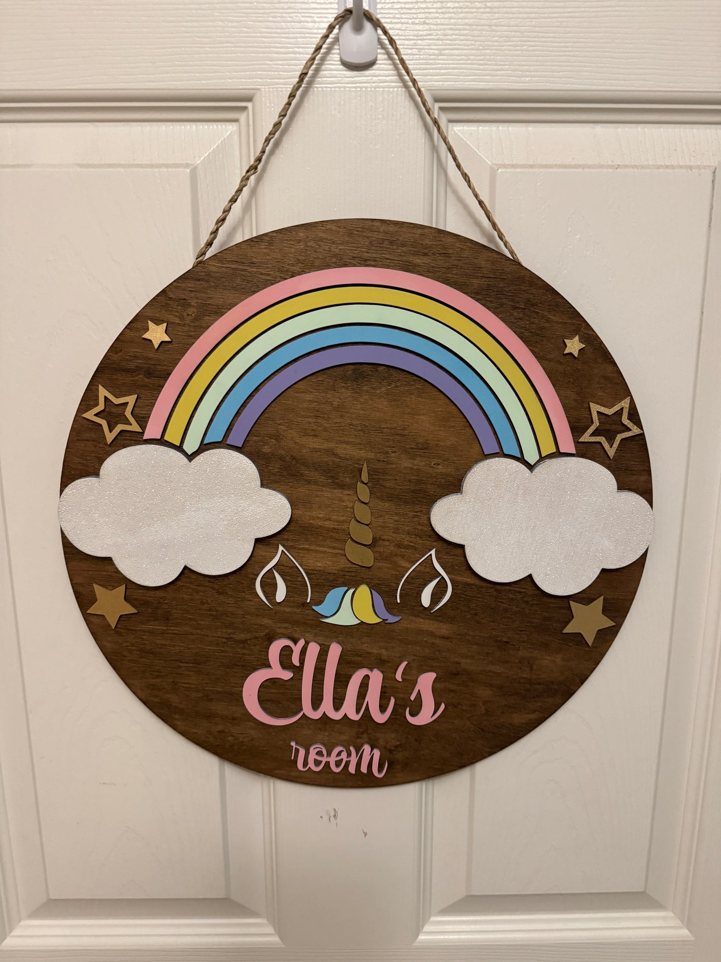Kid’s Bedroom Rainbow Door Hanger