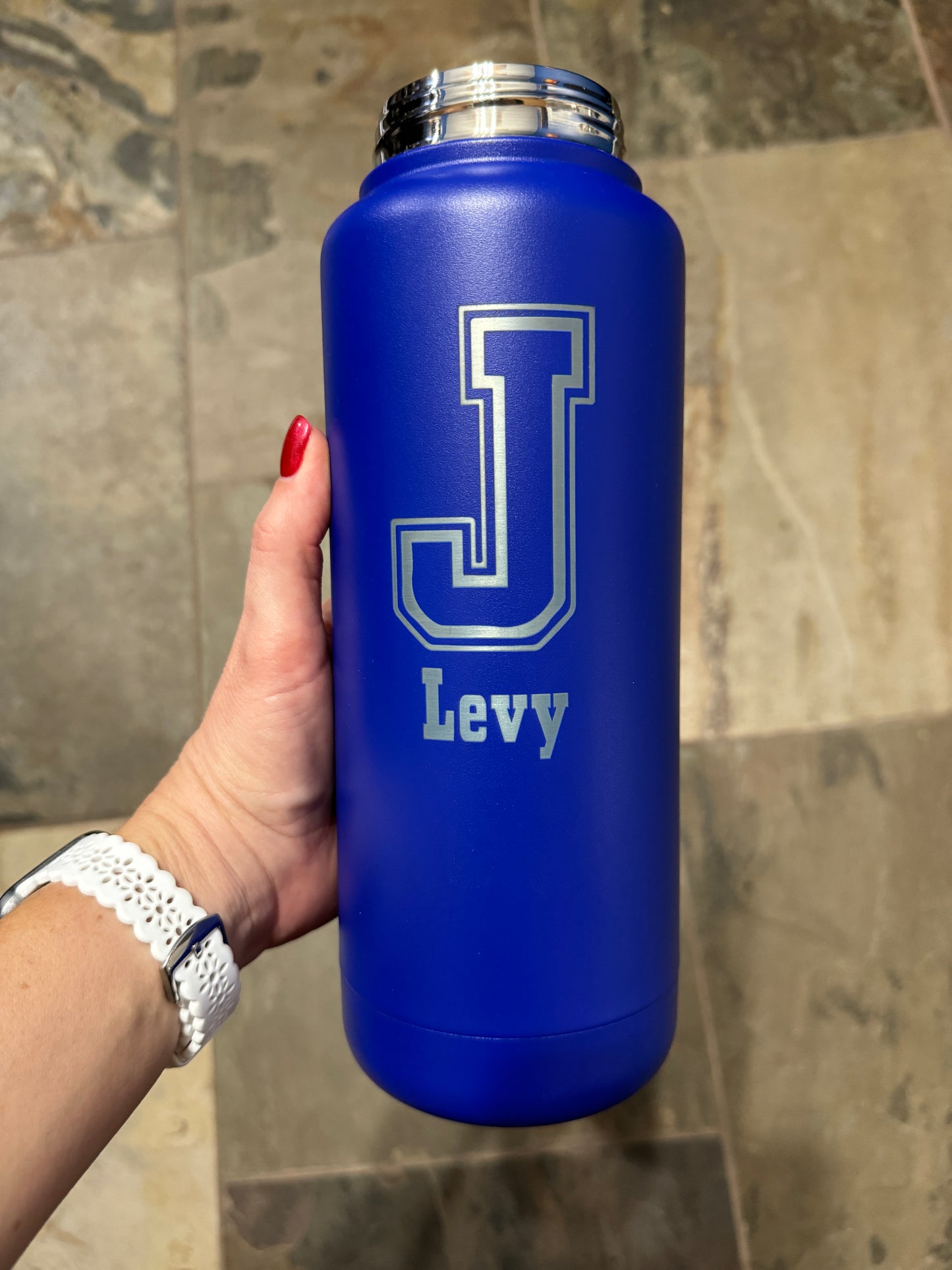 Blue Jay Engraved 40 oz Water Bottles