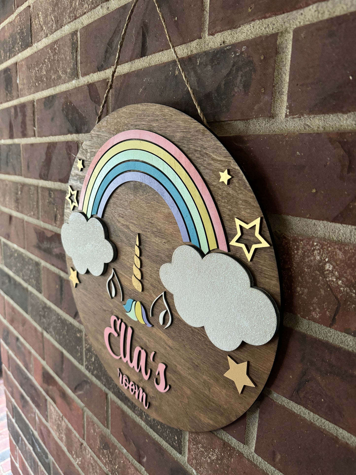 Kid’s Bedroom Rainbow Door Hanger