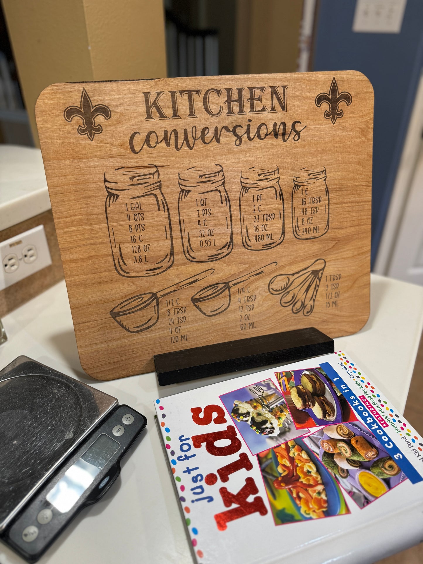 Engraved Recipe Book Holder