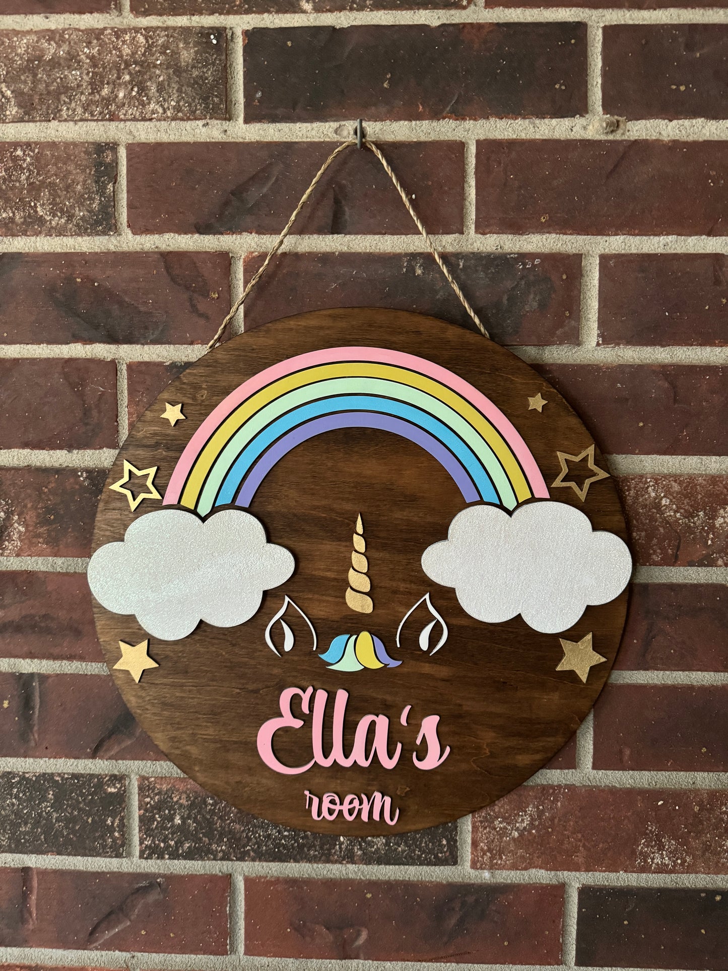 Kid’s Bedroom Rainbow Door Hanger