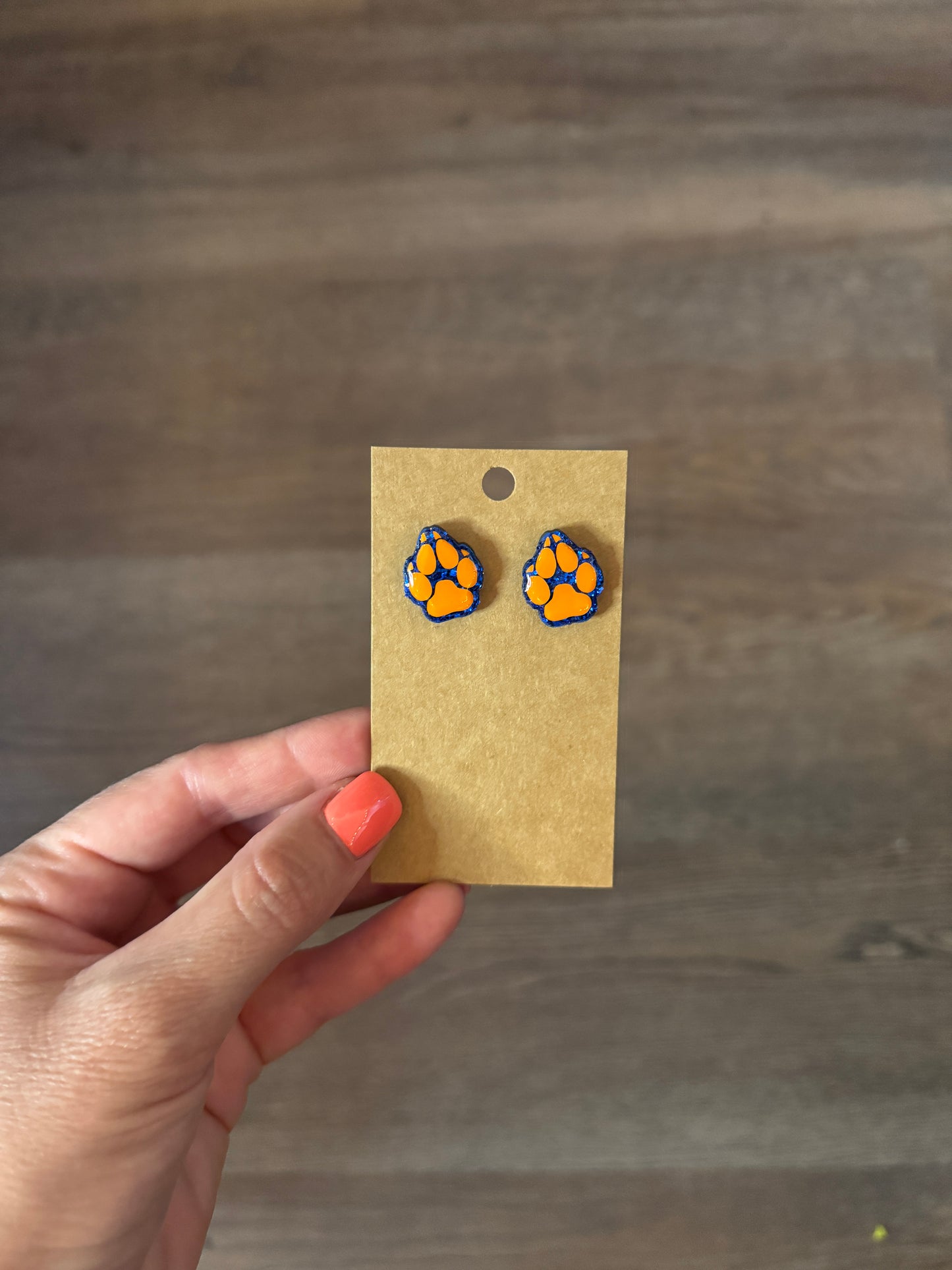 Paw earrings