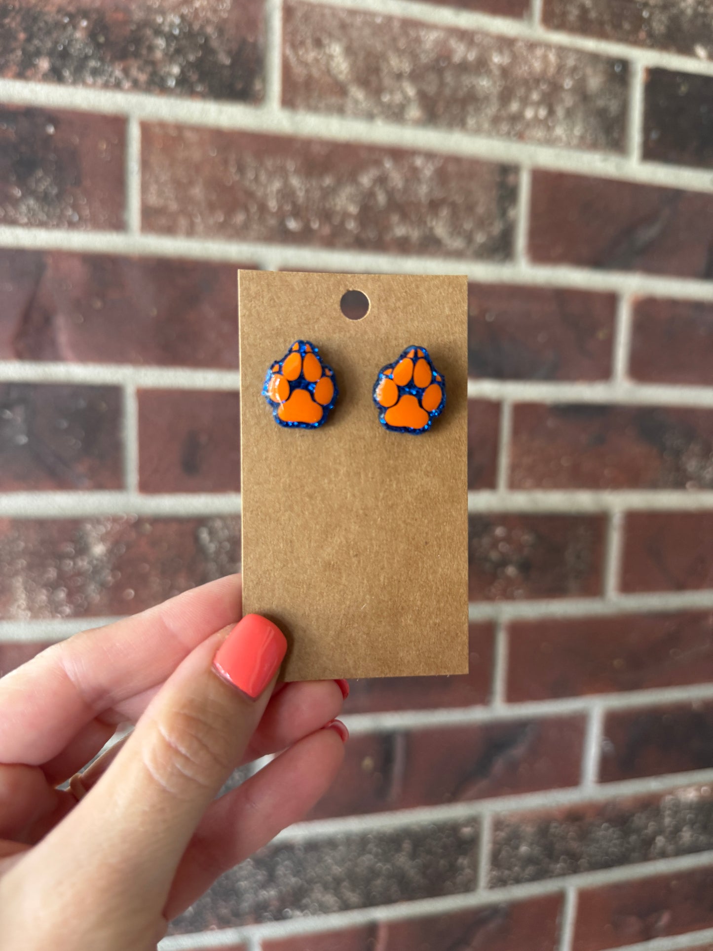 Paw earrings