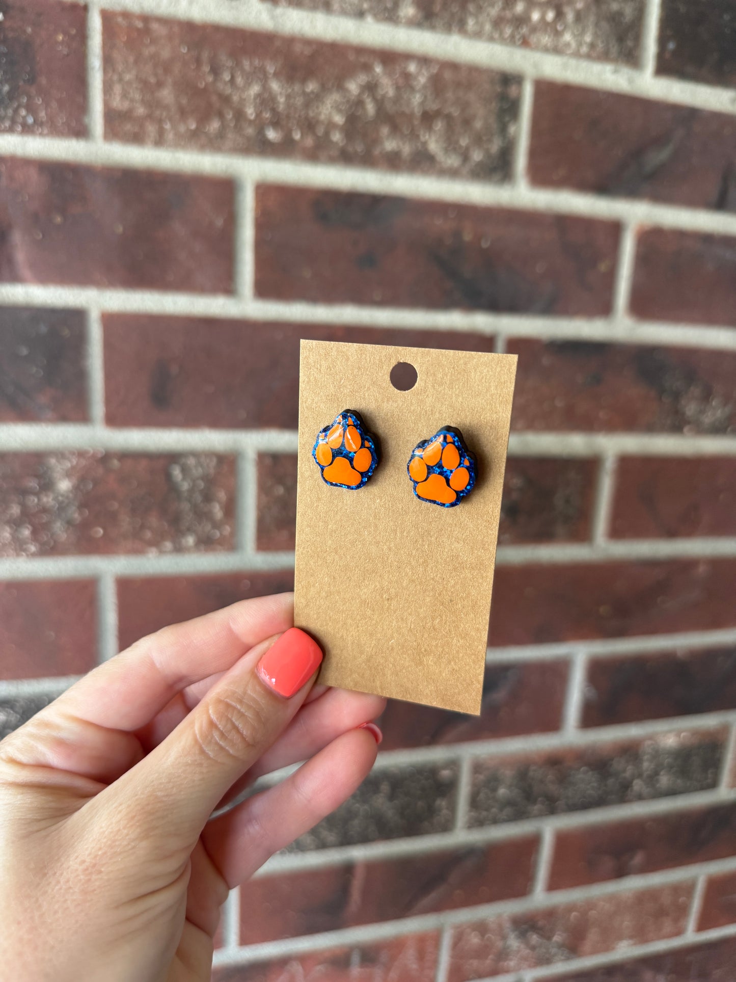 Paw earrings