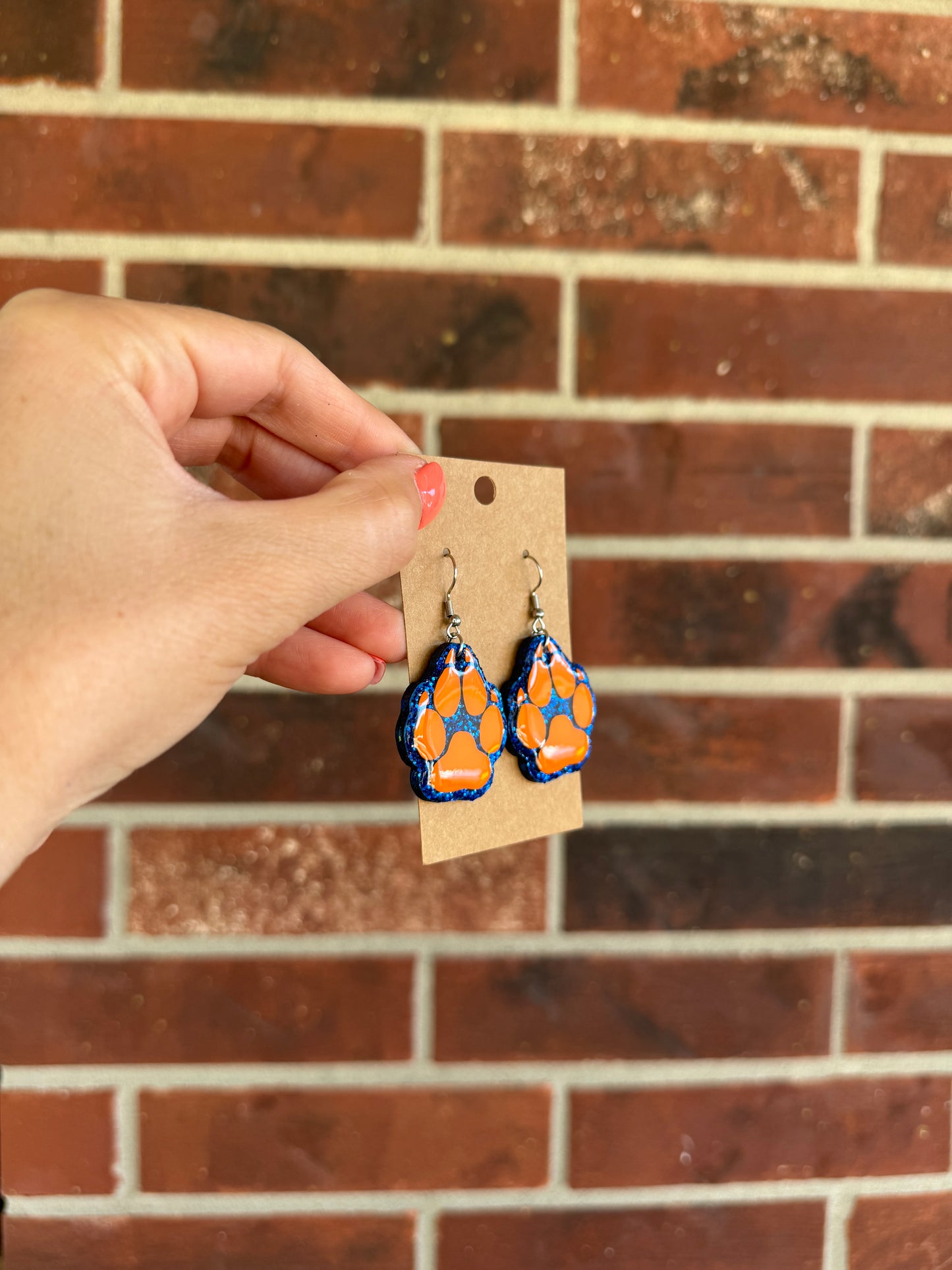 Paw earrings