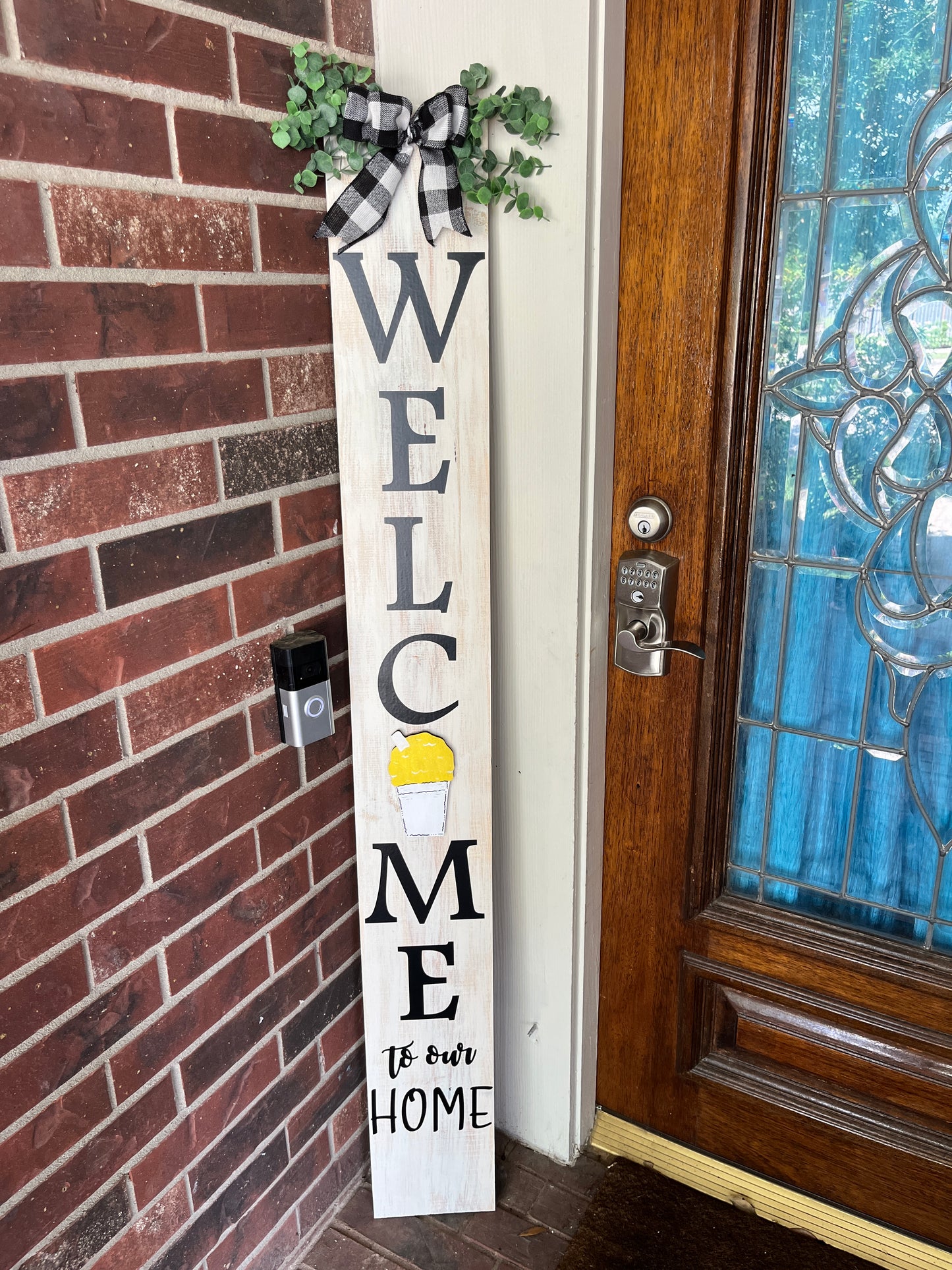 Welcome to our Home Sign