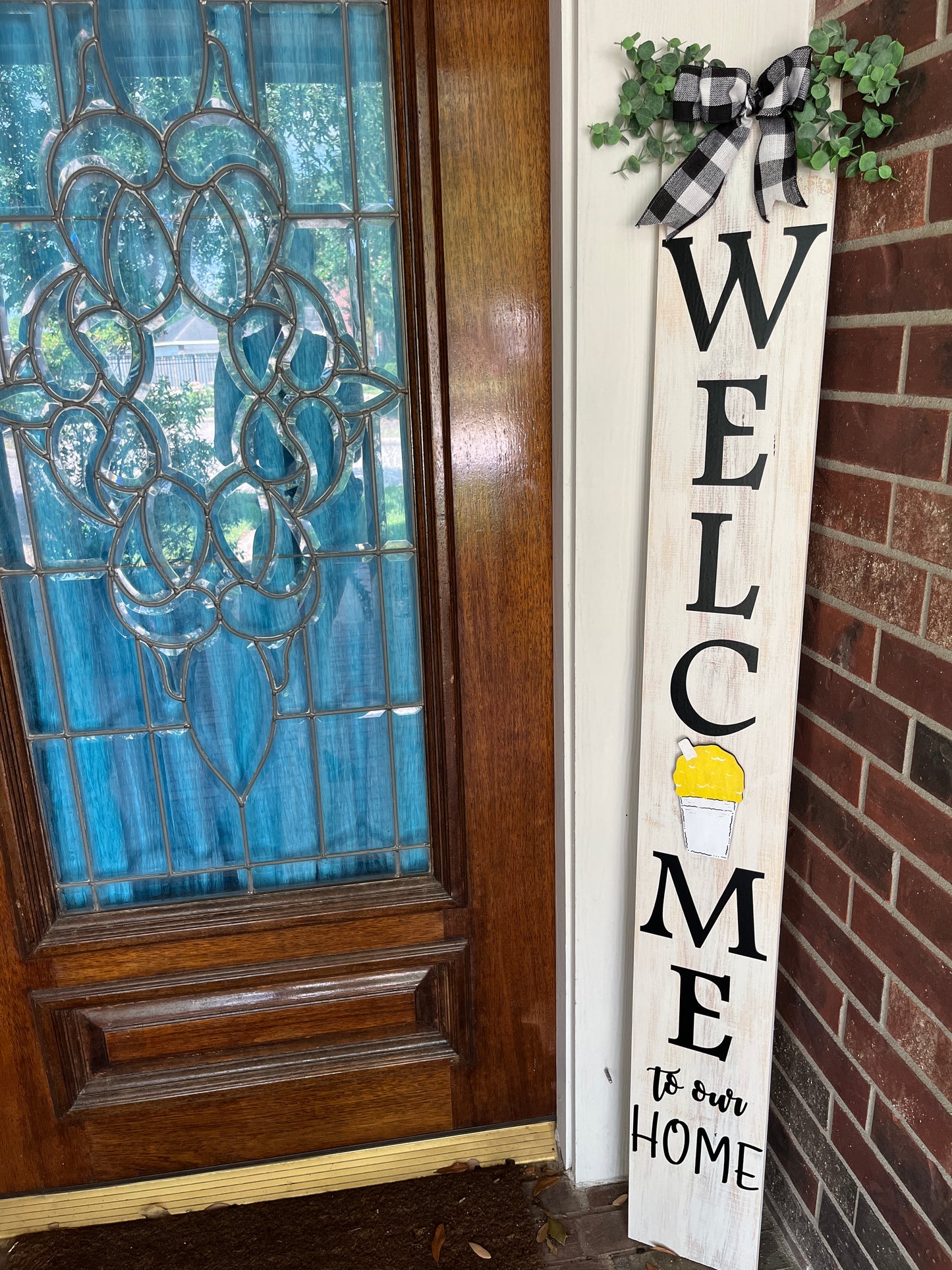 Welcome to our Home Sign
