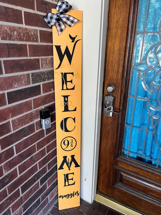 Harry Potter Welcome Muggles Sign