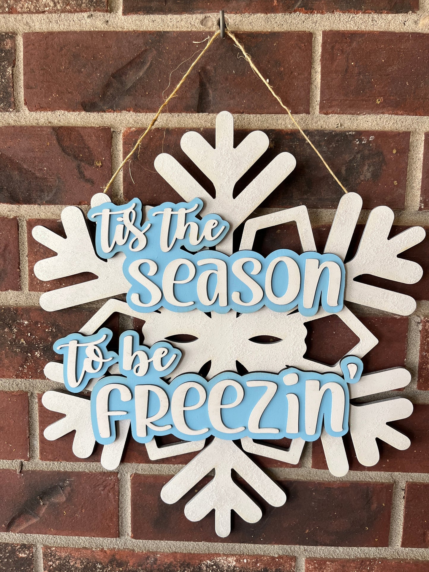 Digital Cut file for Tis the Season Door Hanger