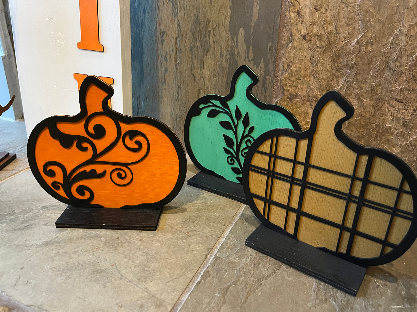 6 inch Layered Pumpkins
