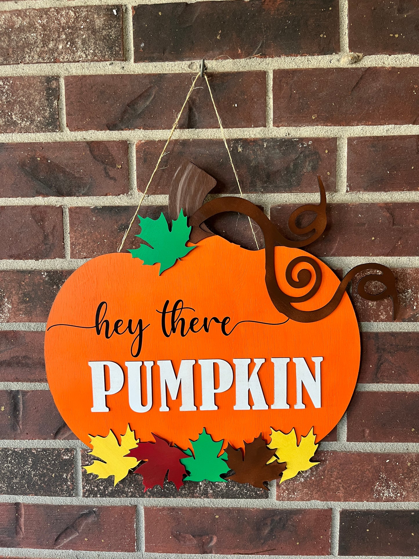 Hey There Pumpkin Door Hanger