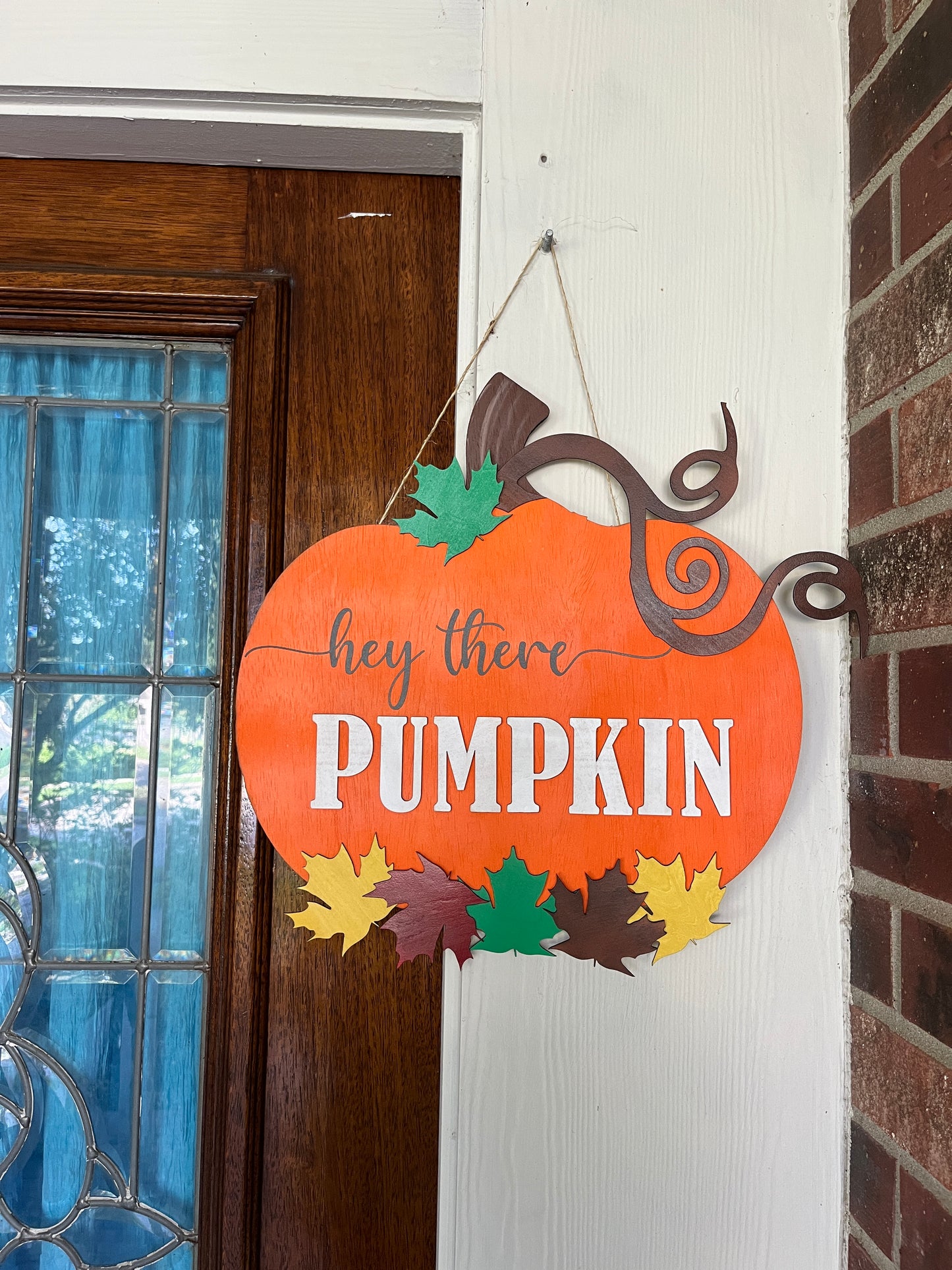 Hey There Pumpkin Door Hanger