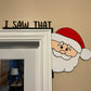 Digital cut file for peaking Santa