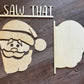 Digital cut file for peaking Santa