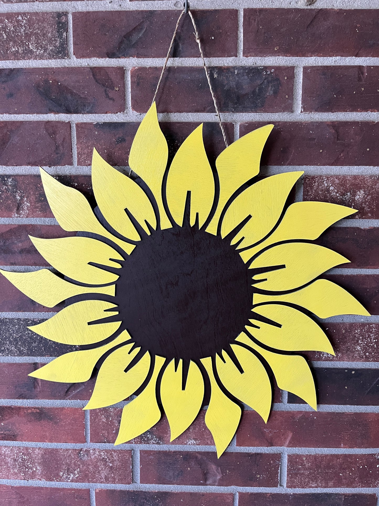 Digital Cut File for Sunflower Door Hanger
