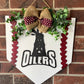 Pearland Oilers Baseball Door Hanger