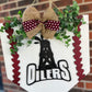 Pearland Oilers Baseball Door Hanger