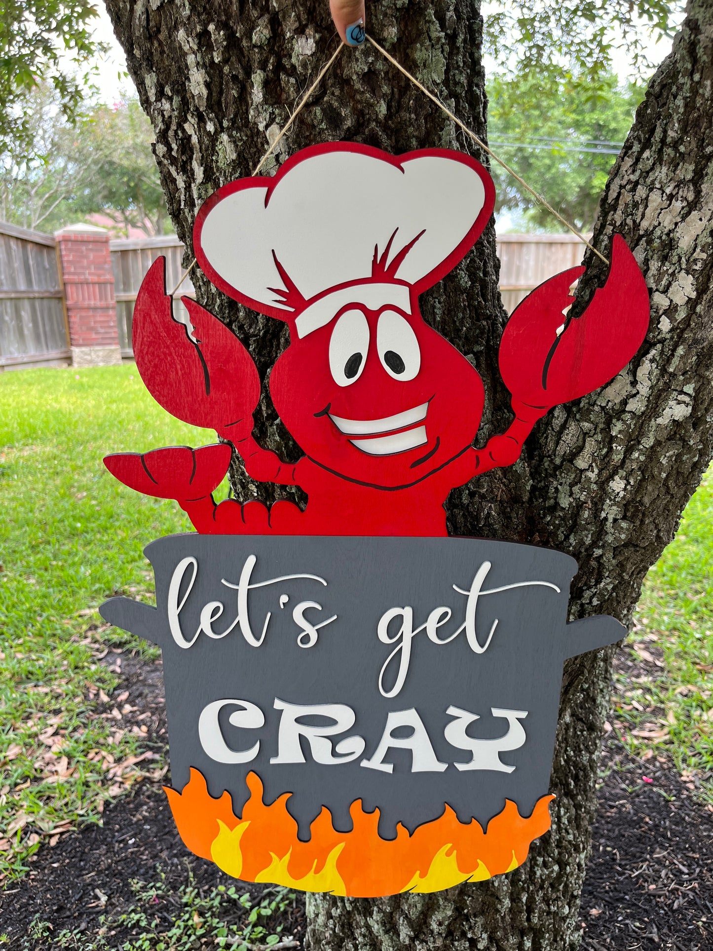 Crawfish Door Hanger