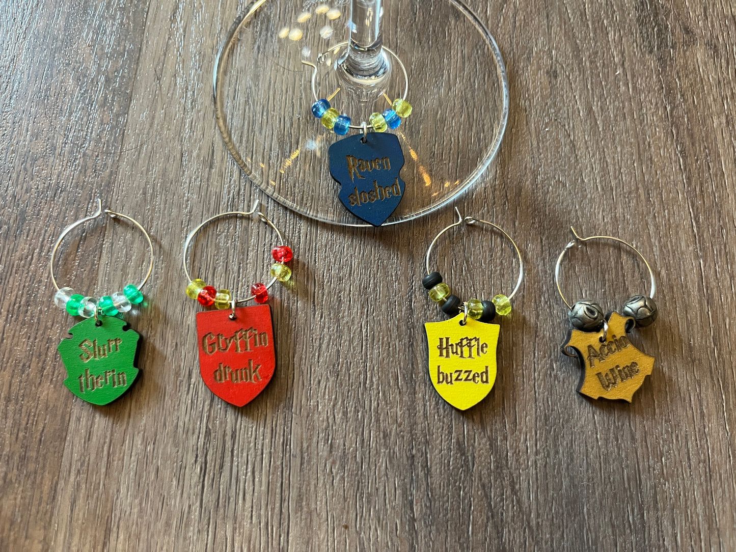 Harry Potter Wine Charms